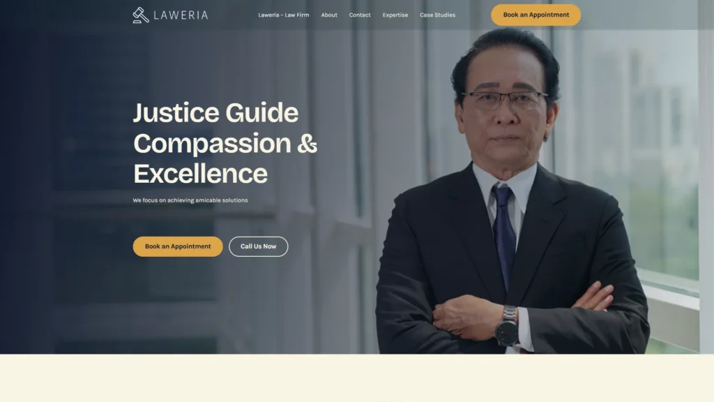 Law Firm Website Template: A Side Project Case Study
